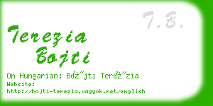 terezia bojti business card